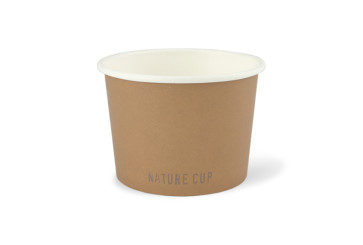 Bol (à soupe/glace) Nature revêtement  PLA  8oz / 240 ml 