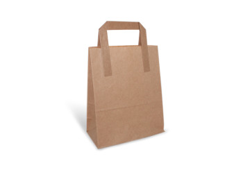 Sac à lunch en papier. Petit.