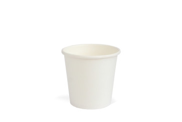Gobelet à café blanc (espresso),  revêtement PLA 120ml/ 4oz