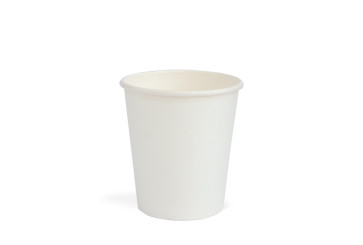 Gobelet à café blanc revêtement PLA 210ml/ 7oz