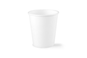 Gobelet à café blanc revêtement PLA 210ml/ 7oz