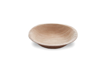 Feuilles de palmier assiette ronde 10 cm