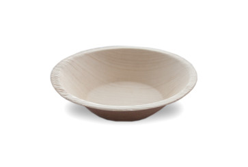 Assiette ronde en Feuilles de palmier 13 cm