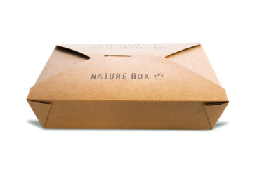 Boîte à repas moyenne, Kraft 1500ml
