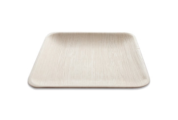Feuilles de palmier assiette carrée  20 cm
