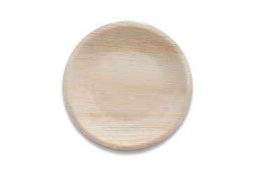Assiette ronde en Feuilles de palmier 18 cm