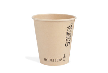 Tree Free Gobelet Nature, revêtement PLA 8oz/ 240ml