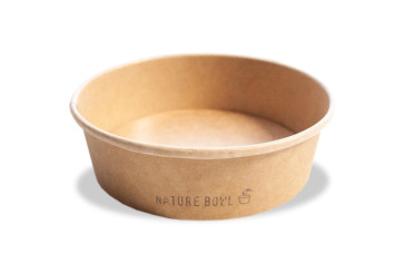 Bol à salade en Kraft/PLA 500ml/20oz