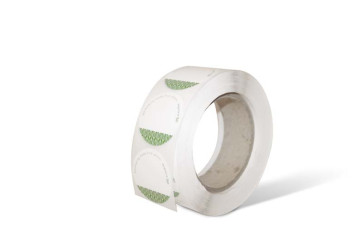 Sticker compostable inscriptible