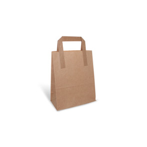 Sac à lunch en papier. Petit.