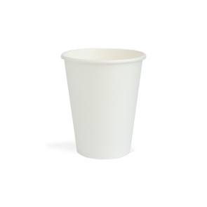 Gobelet à café blanc revêtement PLA 360ml/ 12oz