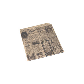 Sachet à hamburger, kraft sulfurisé, Petit, TIMES 13 x 14 cm 