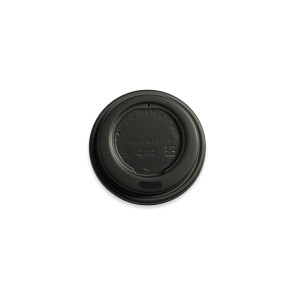 Couvercle noir pour gobelet à café  4oz / 120ml