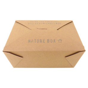 Boîte à repas extra large, Kraft, 2750 ml