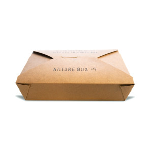 Boîte à repas moyenne, Kraft 1500ml