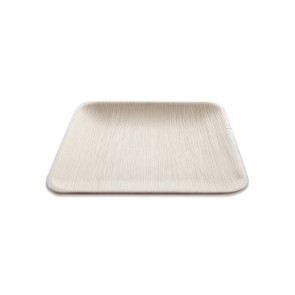 Feuilles de palmier assiette carrée  20 cm