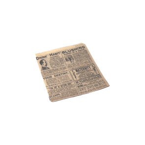Sachet à hamburger moyen, kraft ingraissable, TIMES 16 x 16,5 cm 