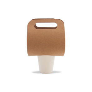 Kraft porte-gobelet 12oz - 1 ouverture