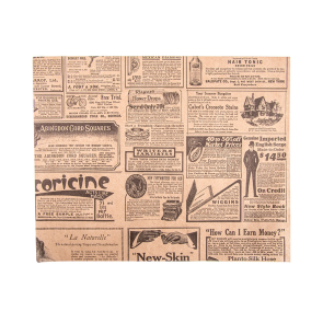 Papier kraft sulfurisé, rectangulaire, petit, TIMES 20 x 25 cm