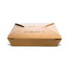 Boîte à repas moyenne, Kraft 1500ml
